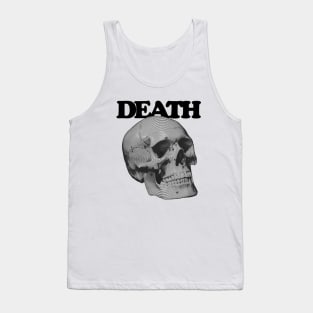 DEATH: Monochrome Skull Streetwear Tank Top